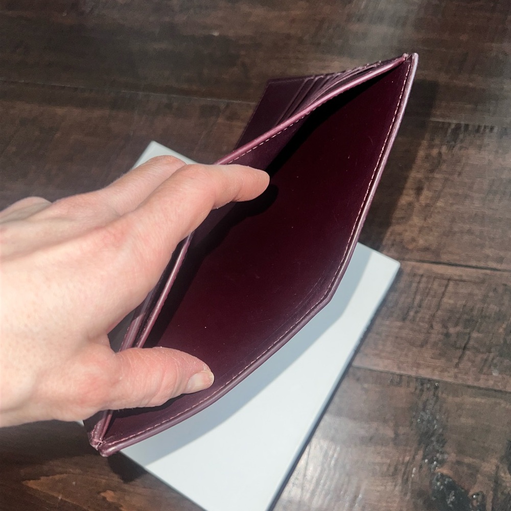 Céline Leather Wallet – Burgundy - Picture 5 of 9